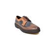 British Collection Wingtip-3 Tone-Navy, Brown, and Tan Leather