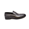 British Collection "Shiraz" Black Croc Leather