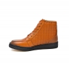 British Collection "Extreme" Cognac Leather High Top