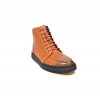 British Collection "Extreme" Cognac Leather High Top