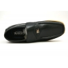 British Collection BWB-Black Leather Slip-on