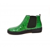 British Collection "Soho" Green Snake Skin Leather