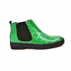 British Collection "Soho" Green Snake Skin Leather