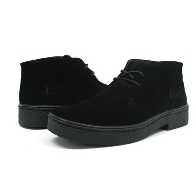 Classic Playboy Chukka Boot Black Suede