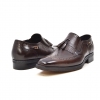 British Collection "Rick" Brown Leather Slip-on