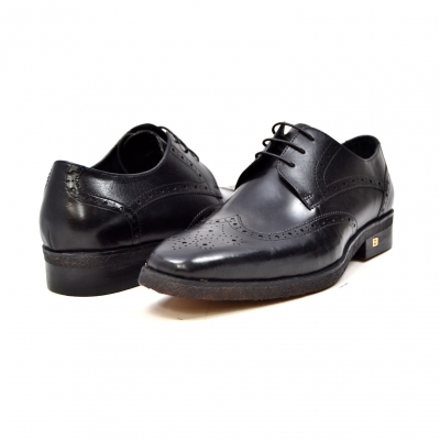 British Collection "Charles" Black Leather Oxford