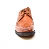 British Collection "Charles" Cognac all Leather Wing- tip