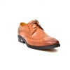 British Collection "Charles" Cognac all Leather Wing- tip