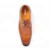 British Collection "Charles" Cognac all Leather Wing- tip