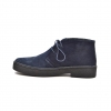 Classic Playboy Chukka Boot Two Tone Navy Suede and Pony Skin