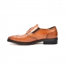 British Collection "Rick" Cognac  Leather Slip-on