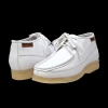 British Collection Knicks White Leather Lace up