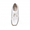 British Collection Knicks White Leather Lace up