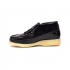 British Collection Apollo Croc-Black Suede and Croc