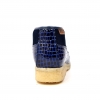 British Collection Apollo Croc-Navy Suede and Croc