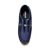 British Collection Apollo Croc-Navy Suede and Croc