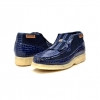 British Collection Apollo Croc-Navy Suede and Croc