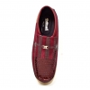 British Collection Apollo Croc-Burgundy Suede and Croc