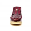 British Collection Apollo Croc-Burgundy Suede and Croc