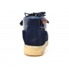 British Collection Knicks Croc-Navy Suede and Croc