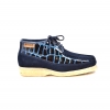 British Collection Knicks Croc-Navy Suede and Croc