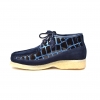 British Collection Knicks Croc-Navy Suede and Croc