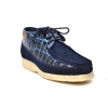 British Collection Knicks Croc-Navy Suede and Croc