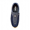 British Collection "Stone"  Navy Pattern and Suede