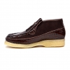 British Collection Apollo Croc-Brown Suede and Croc