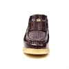 British Collection Apollo Croc-Brown Suede and Croc