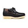 British Collection Knicks Croc-Black Suede and Croc
