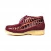 British Collection Knicks Croc-Burgundy Suede and Croc