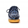 British Collection Crown Croc-Blue Suede and Croc