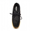 British Collection Crown Croc-Black Suede and Croc