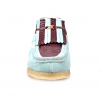 British Collection Apollo Mint Suede and Burgundy Snake