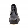 British Collection Black Ostrich and Wingtip Leather