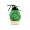 British Collection "Somerset-Low" Forest Green  Leather Suede