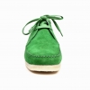 British Collection "Somerset-Low" Forest Green  Leather Suede