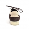 British Collection "Somerset-Low" Beige and Brown Suede
