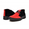 Classic Playboy "Trinidad" Red and Black Suede