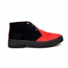 Classic Playboy "Trinidad" Red and Black Suede