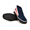 Classic Playboy "Union Jack" Red, White, Blue Leather and Suede