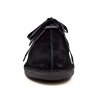 British Collection "Kingston," Black Leather and Suede