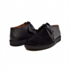 British Collection "Kingston," Black Leather and Suede
