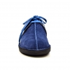 British Collection "Kingston," Blue Leather and Suede