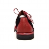 British Collection "Kingston," Burgundy Leather and Suede
