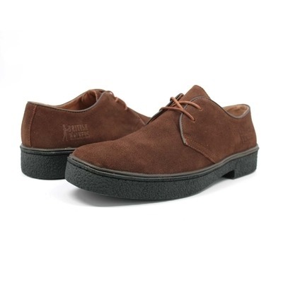 British Collection  Men's Playboy Low Cut Brown Suede