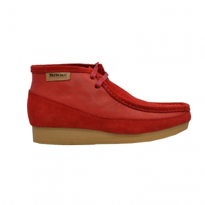 British CollectionNew Castle-Red Leather and Suede [999-8-2] - $125.00 ...