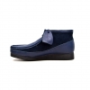 British Collection"New Castle"-Navy Leather and Suede