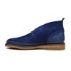 British Collection "Cambridge" Navy Leather and Suede